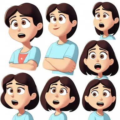 In the animated cartoon, the tonal variations in the character's voice help portray their emotions and intentions.