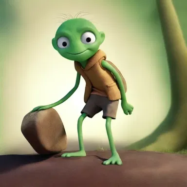 The main character in the movie was portrayed as a hobbledehoy trying to find his place in the world.