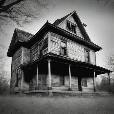 The old haunted house was said to be inhabited by a terrifying hobbledehoy spirit. 