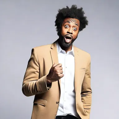 The stand-up comedian made a hilarious back-formation when he joked that 'blame' came from 'blameful'.