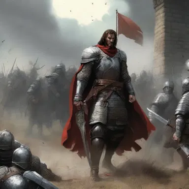 In the fantasy novel, the calamitous defeat of the protagonist's army led to the fall of their kingdom.