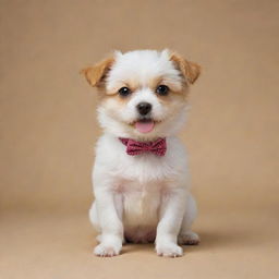 Generate a visually appealing image of a small, adorable dog.