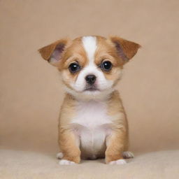 Generate a visually appealing image of a small, adorable dog.