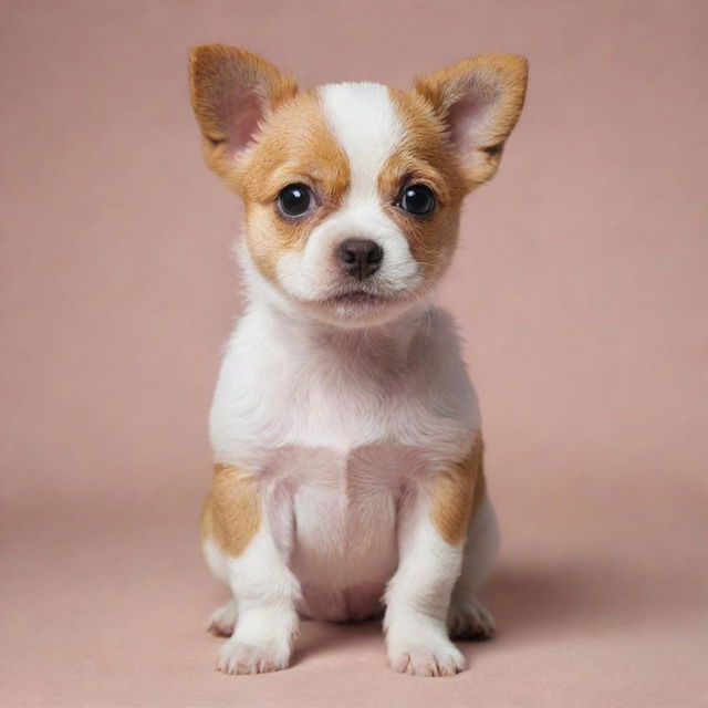 Generate a visually appealing image of a small, adorable dog.