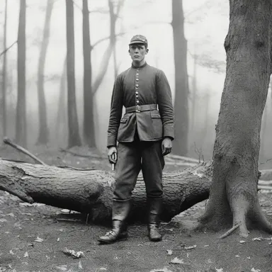 After being knocked out by a falling tree branch, it took hours for the soldier to bring round and realize he was back in the battlefield of the Civil War.