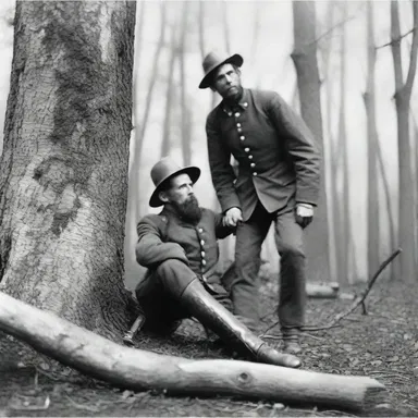 After being knocked out by a falling tree branch, it took hours for the soldier to bring round and realize he was back in the battlefield of the Civil War.