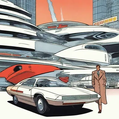 In the futuristic world of the novel, advanced medical technology allowed the protagonist to bring round quickly after an accident involving the hovercar.