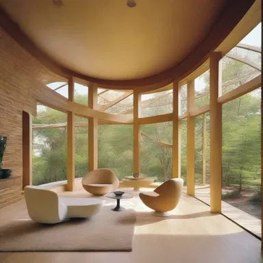 The architect's innovative design brought round a new trend in sustainable architecture.