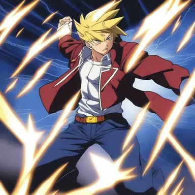 In the climactic battle scene of the anime series, the protagonist dodged a deadly fusillade of bullets with lightning-fast reflexes.
