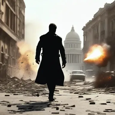 In the action movie, the hero skillfully dodged the enemy's fusillade of bullets.