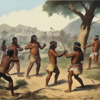 During the colonization of South America, the indigenous people used pangas to defend their lands against invaders.
