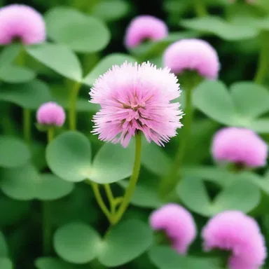 In the movie, the clover plant is depicted as floccose, with soft woolly hairs covering its leaves.