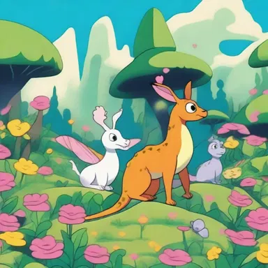 The animated series featured a magical land filled with fantastical creatures, some of which had floccose plants as part of their magical abilities.