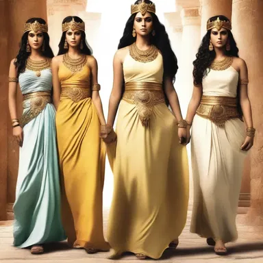 According to ancient mythology, the gods wore frocks as a symbol of their divinity.