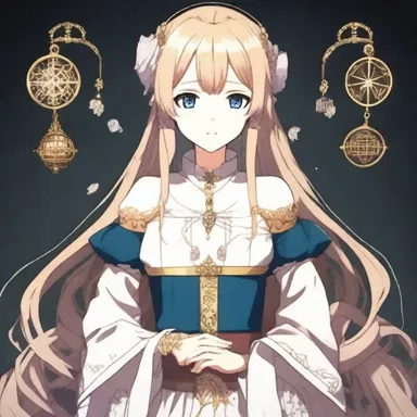 The main character of the anime series is a young cleric who dons a unique frock with mystical symbols.