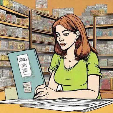 At the comic book store, she tried to sidle up to the popular comic writer and pitch her own ideas for a new series.