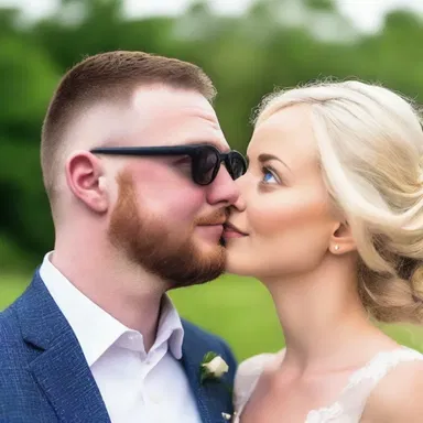 The romantic story featured a couple who found love despite one of them having a prosthetic eye.