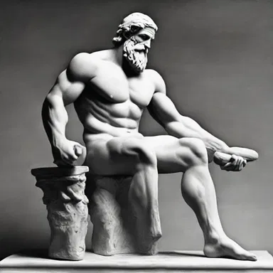 According to Greek mythology, the god Hephaestus created a prosthetic leg for the hero Philoctetes.