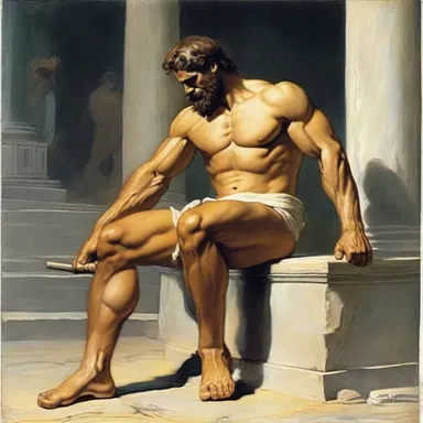 According to Greek mythology, the god Hephaestus created a prosthetic leg for the hero Philoctetes.