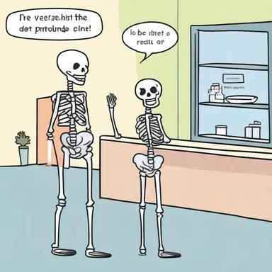 Why did the skeleton go to the clinic? To get a check-up!