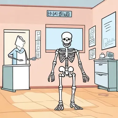 Why did the skeleton go to the clinic? To get a check-up!