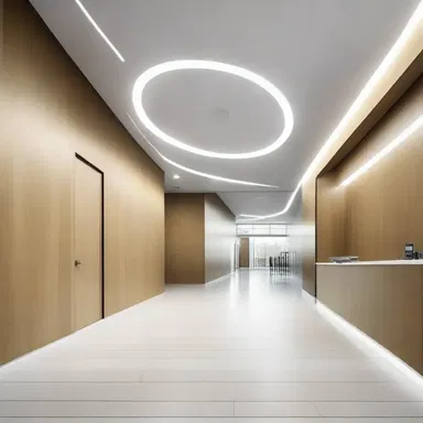 The design of the medical clinic incorporated elements of modern architecture and sleek interior design.