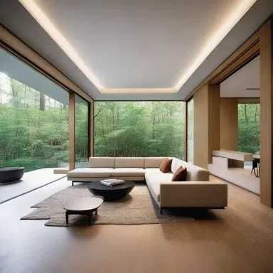 The well-adjusted layout and lighting of the house promoted a sense of calmness and tranquility.