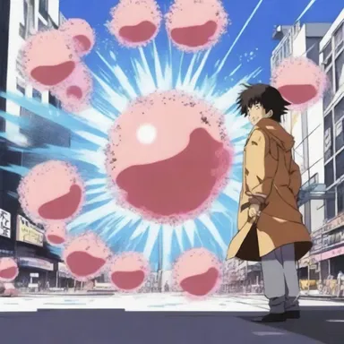 In the anime series, the protagonist possesses the ability of atomization, allowing them to disintegrate objects into tiny particles at will.