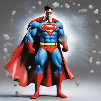 The superhero's power of atomization allows him to break down solid matter into fragments, making him virtually indestructible.