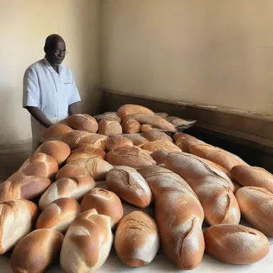 The baker donated all the leftover bread to the nearby church to feed the hungry as part of his religious duty.