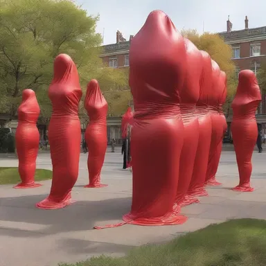 The controversial art installation aims to unwrap society's hidden taboos.