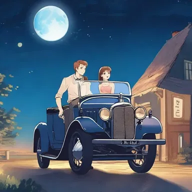 Under the starry sky, he tinkered with the engine's choke, impressing his date with his mechanical skills.