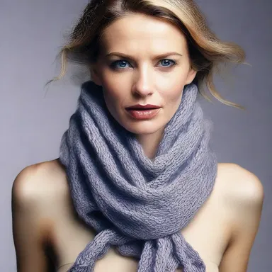 The stylish scarf was so tight around her neck that it began to choke her, but she refused to take it off.