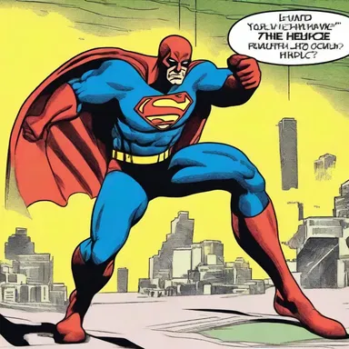 In the comic book, the superhero's enemy used his powerful grip to choke him into submission.