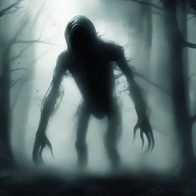 A sense of fear choked the air as the terrifying creature emerged from the darkness.