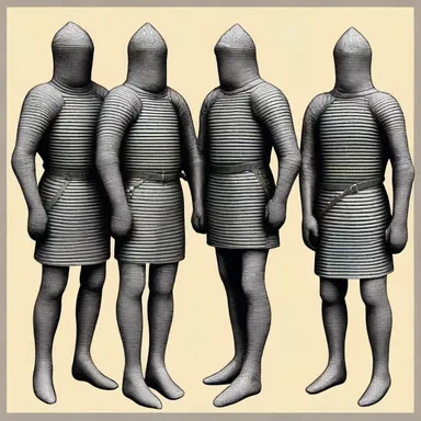 During the medieval period, warriors often wore chainmail armor which could choke them if not properly adjusted.