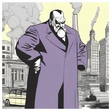 The villain's plan was to use a special gas to choke the entire city, leaving everyone gasping for air.