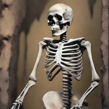 Why did the skeleton not attend the religious rite? He didn't have the guts!