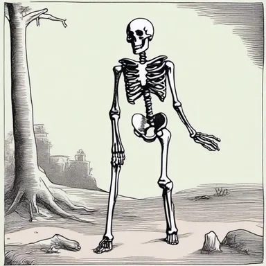 Why did the skeleton not attend the religious rite? He didn't have the guts!