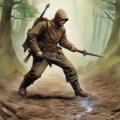 The hero in the fantasy novel found a magical entrenching tool that could dig trenches instantly.