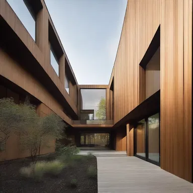 The lowkey architecture of the building perfectly blends into the surrounding environment.
