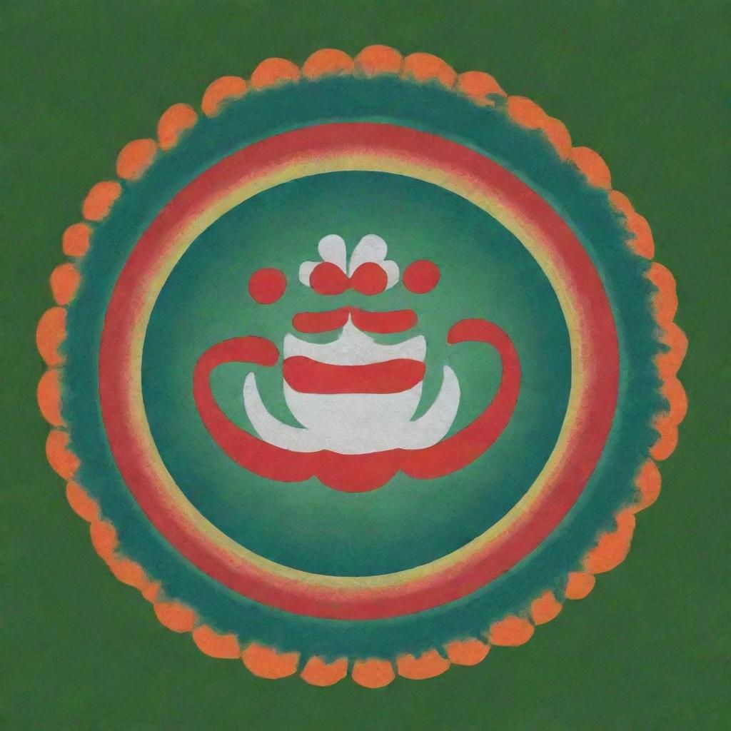 Generate an artistic representation of the Oriya phrase 'ଜୟ ଜଗନ୍ନାଥ'.