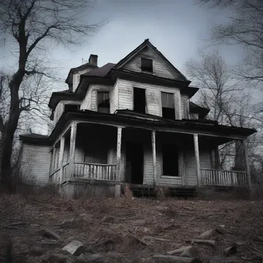 In the horror movie, the haunted house was the subject of expropriation by the local government.