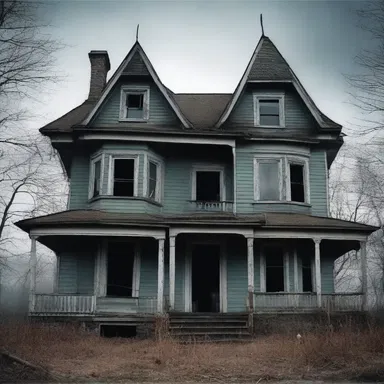 In the horror movie, the haunted house was the subject of expropriation by the local government.