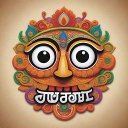 Create a visually appealing design of the phrase 'Jay Jagannath' in stylised, artistic lettering.