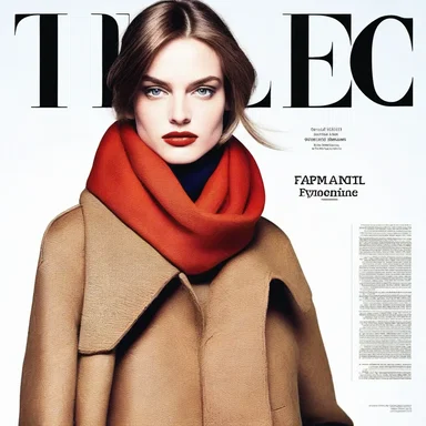 The fashion magazine recommended using a bold-colored scarf to draw attention to your schnozzle.