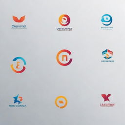 Create a visually captivating, professional, and unique company logo.