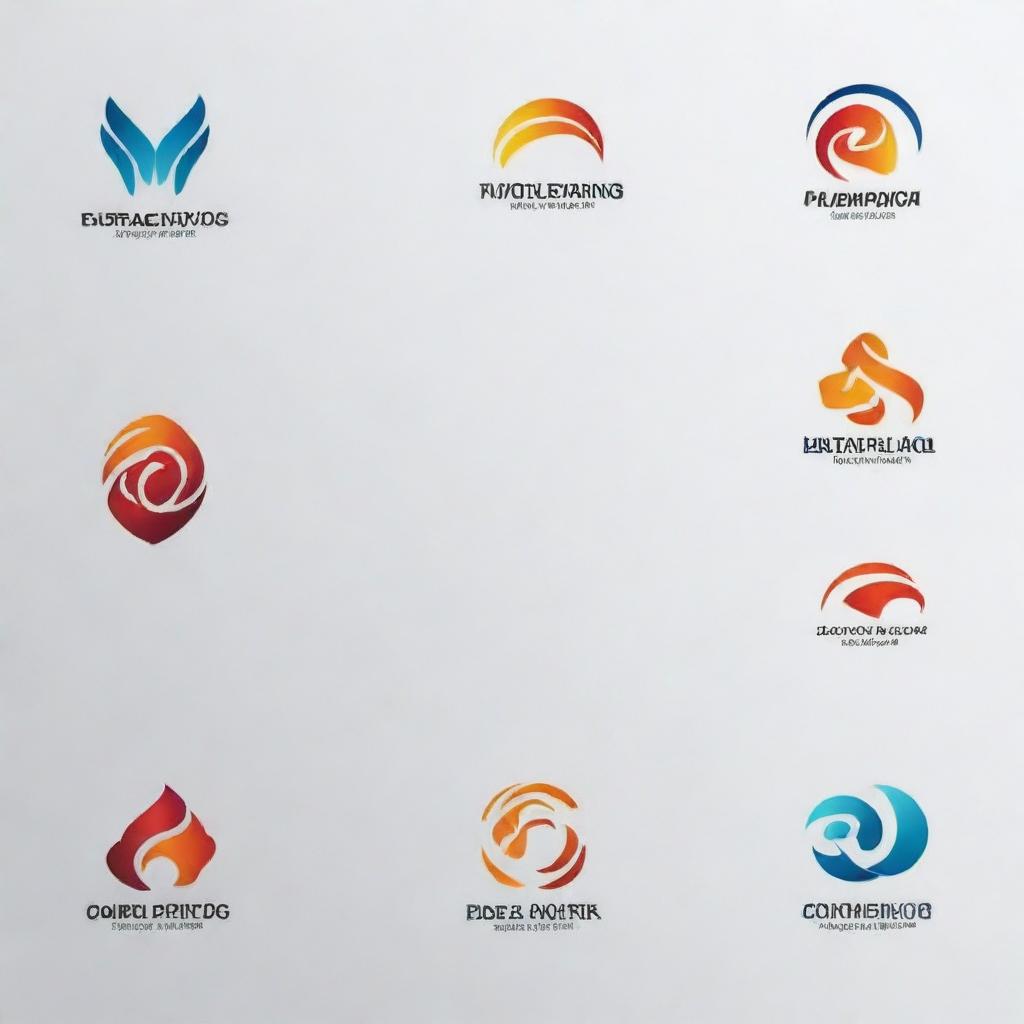 Create a visually captivating, professional, and unique company logo.