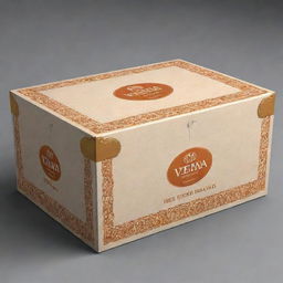 Design a stunning and persuasive advertisement for 'New Veena Packers'. Emphasize on their specialization in producing striking boxes. Incorporate a range of their boxes in the design, actuated with a compelling tagline reflecting strength and aesthetics.