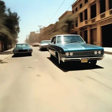The action film peppered the plot with thrilling car chases and explosive fight scenes.
